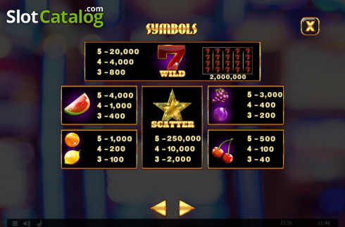 Οθόνη7. Penny Fruits Xtreme Κουλοχέρης