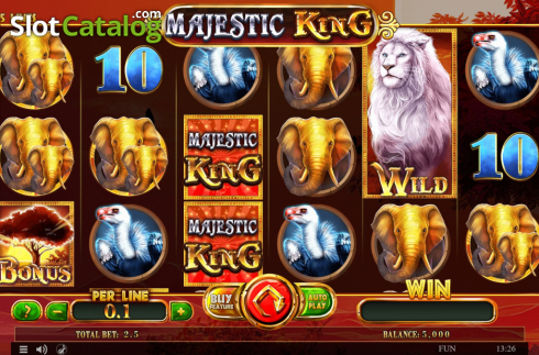 Οθόνη2. Majestic King Expanded Edition Κουλοχέρης