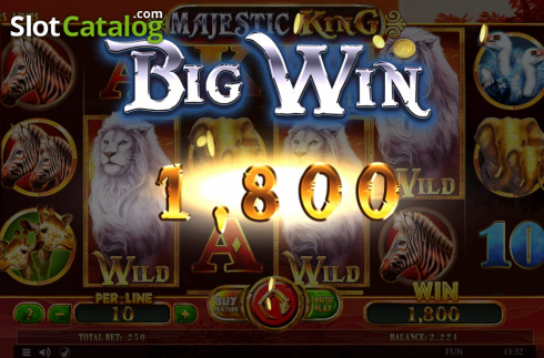 Οθόνη9. Majestic King Expanded Edition Κουλοχέρης