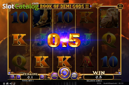 Οθόνη3. Book Of Demi Gods 2 Κουλοχέρης