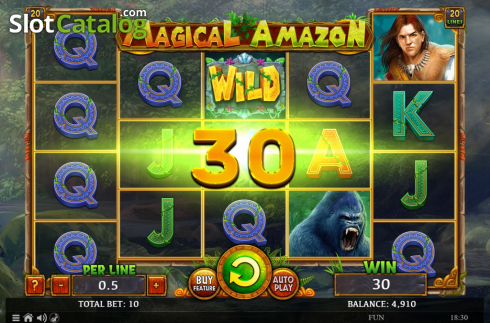 Οθόνη3. Magical Amazon Κουλοχέρης