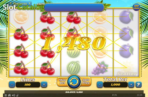 Οθόνη6. 100 Juicy Fruits Κουλοχέρης