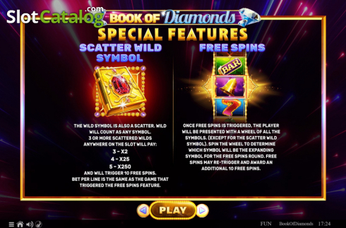 Οθόνη9. Book of Diamonds Κουλοχέρης 