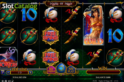 Οθόνη2. Nights of Magic Expanded Edition Κουλοχέρης