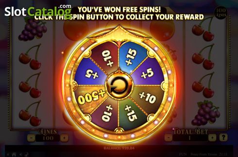 Οθόνη6. Penny Fruits Extreme Spin O Wheel Κουλοχέρης