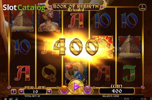 Οθόνη5. Book Of Rebirth Reloaded Κουλοχέρης