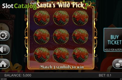 Οθόνη2. Santa's Wild Pick Κουλοχέρης