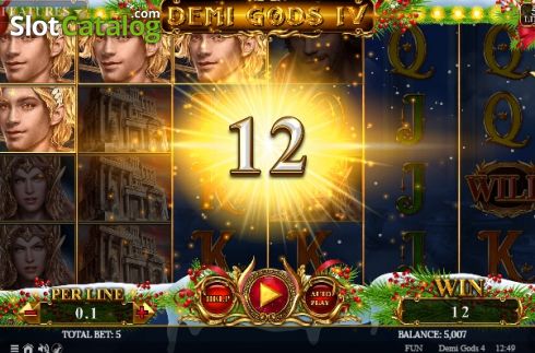Οθόνη3. Demi Gods IV Christmas Edition Κουλοχέρης 