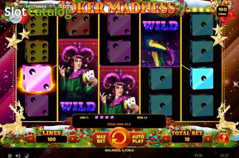 Οθόνη5. Joker Madness Christmas Edition Κουλοχέρης