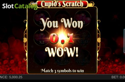 Οθόνη5. Cupids Scratch Κουλοχέρης 