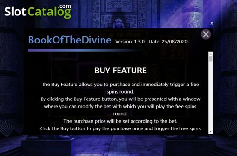 Οθόνη6. Book Of The Divine (Spinomenal) Κουλοχέρης 