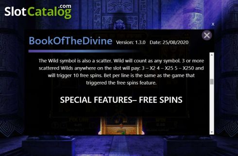 Οθόνη9. Book Of The Divine (Spinomenal) Κουλοχέρης 