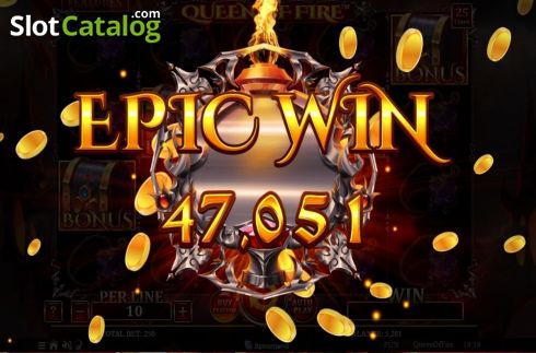 Οθόνη4. Queen Of Fire Κουλοχέρης 