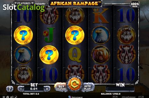Οθόνη9. African Rampage Κουλοχέρης