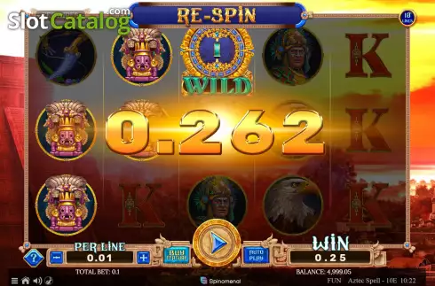Οθόνη3. Aztec Spell 10 Lines Κουλοχέρης 