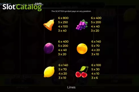 Οθόνη5. Fruits Collection 40 Lines Κουλοχέρης