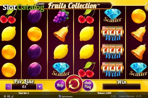 Οθόνη2. Fruits Collection 30 Lines Κουλοχέρης 
