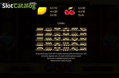 Οθόνη6. Fruits Collection 30 Lines Κουλοχέρης 