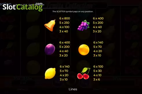 Οθόνη6. Fruits Collection 10 Lines Κουλοχέρης 