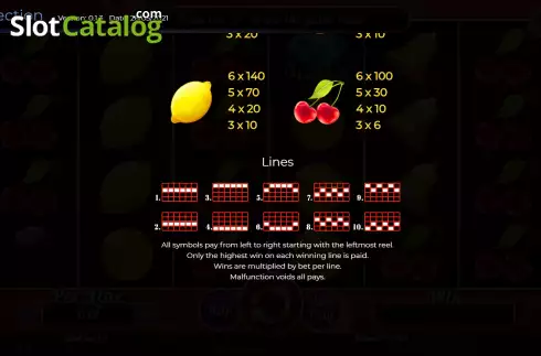 Οθόνη7. Fruits Collection 10 Lines Κουλοχέρης 