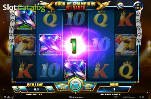 Οθόνη3. Book Of Champions Reloaded Κουλοχέρης