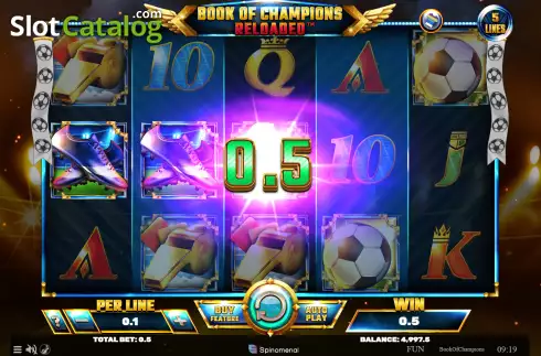 Οθόνη4. Book Of Champions Reloaded Κουλοχέρης
