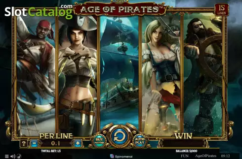 Οθόνη2. Age of Pirates 15 Lines Κουλοχέρης