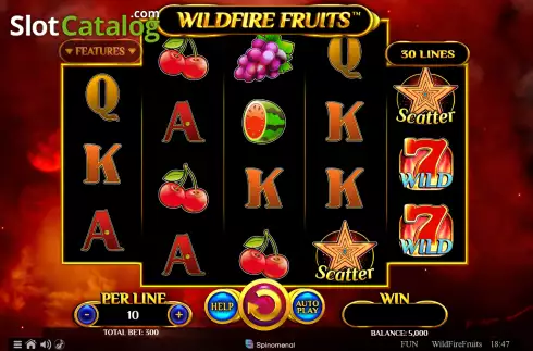 Οθόνη2. Wildfire Fruits Κουλοχέρης