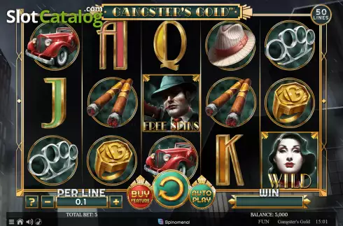 Οθόνη2. Gangsters Gold Κουλοχέρης