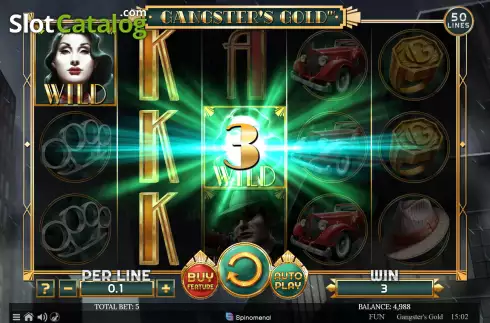 Οθόνη3. Gangsters Gold Κουλοχέρης