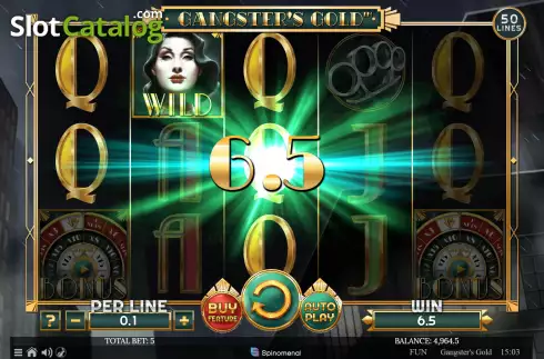 Οθόνη4. Gangsters Gold Κουλοχέρης