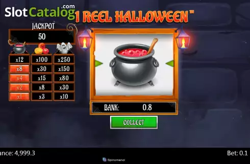 Οθόνη3. 1 Reel Halloween Κουλοχέρης
