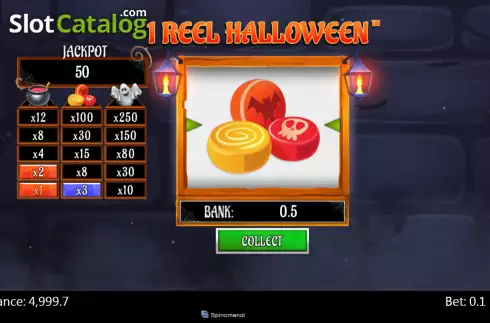 Οθόνη4. 1 Reel Halloween Κουλοχέρης