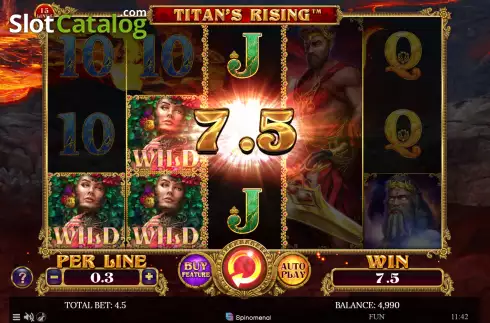 Οθόνη4. Titan's Rising 15 Lines Κουλοχέρης 