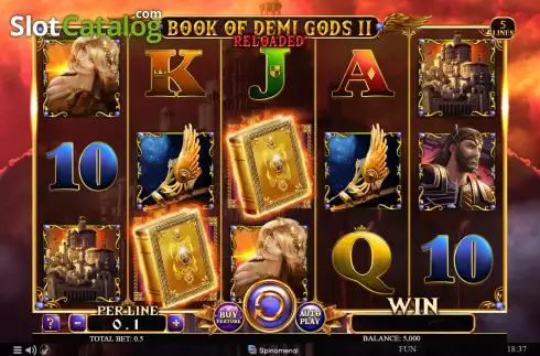Οθόνη2. Book of Demi Gods 2 Reloaded Κουλοχέρης