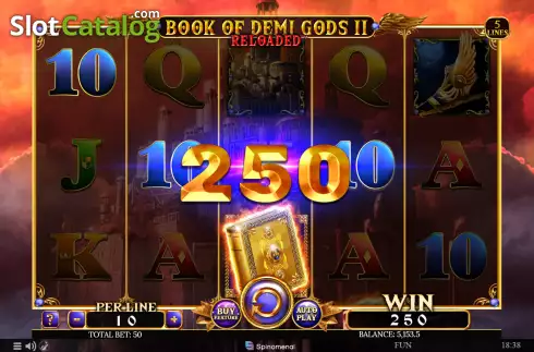 Οθόνη4. Book of Demi Gods 2 Reloaded Κουλοχέρης