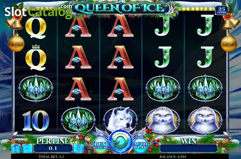 Οθόνη2. Queen Of Ice Christmas Edition Κουλοχέρης