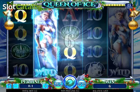 Οθόνη4. Queen Of Ice Christmas Edition Κουλοχέρης