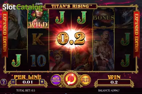 Οθόνη3. Titan's Rising Expanded Edition Κουλοχέρης 