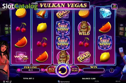Οθόνη2. Vulkan Vegas Κουλοχέρης
