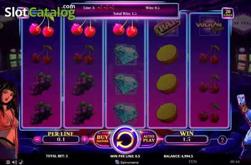 Οθόνη4. Vulkan Vegas Κουλοχέρης