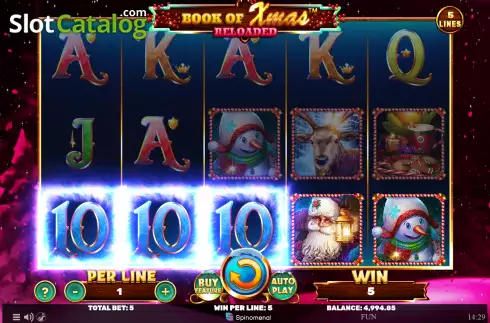 Οθόνη4. Book of Xmas Reloaded Κουλοχέρης