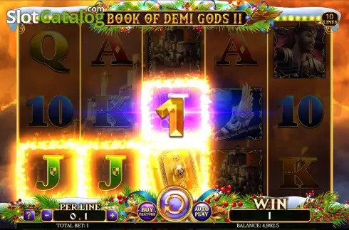Οθόνη4. Book of Demi Gods 2 Christmas Edition Κουλοχέρης