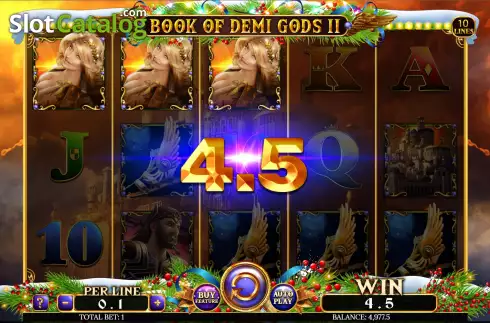 Οθόνη5. Book of Demi Gods 2 Christmas Edition Κουλοχέρης