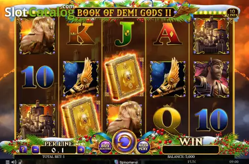 Οθόνη3. Book of Demi Gods 2 Christmas Edition Κουλοχέρης