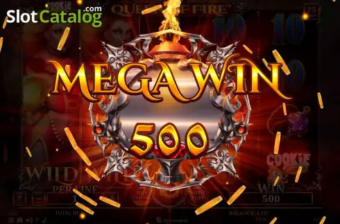 Οθόνη5. Cookie Casino Queen of Fire Κουλοχέρης