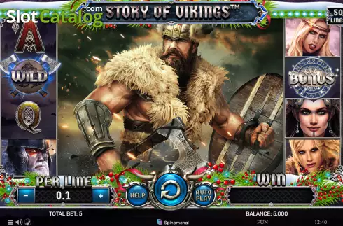 Οθόνη2. Story of Vikings Christmas Edition Κουλοχέρης