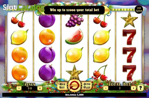 Οθόνη2. Penny Fruits Xtreme Christmas Edition Κουλοχέρης