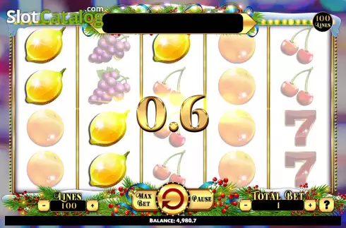 Οθόνη3. Penny Fruits Xtreme Christmas Edition Κουλοχέρης