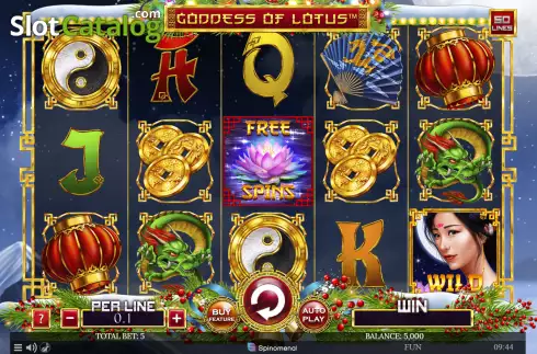 Οθόνη2. Goddess of Lotus Christmas Edition Κουλοχέρης 